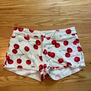 Cherry print shorts